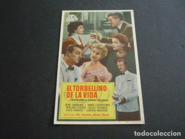 Cine: EL TORBELLINO DE LA VIDA PROGRAMA DE CINE SIN PUBLICIDAD - Foto 1