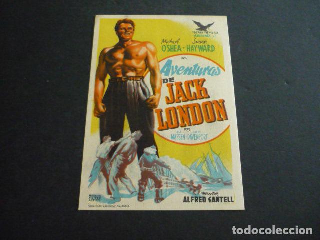 Cine: AVENTURAS DE JACK LONDON PROGRAMA DE CINE SIN PUBLICIDAD - Foto 1