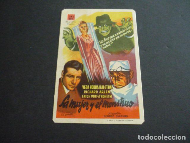 Cine: LA MUJER Y EL MONSTRUO PROGRAMA DE CINE SIN PUBLICIDAD - Foto 1