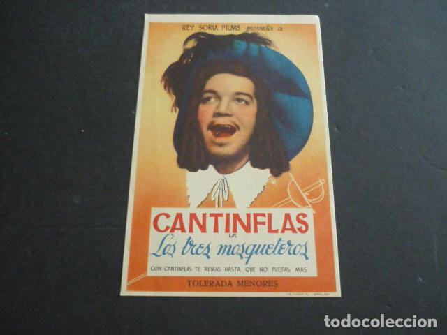 Cine: LOS TRES MOSQUETEROS CANTINFLAS PROGRAMA DE CINE SIN PUBLICIDAD - Foto 1