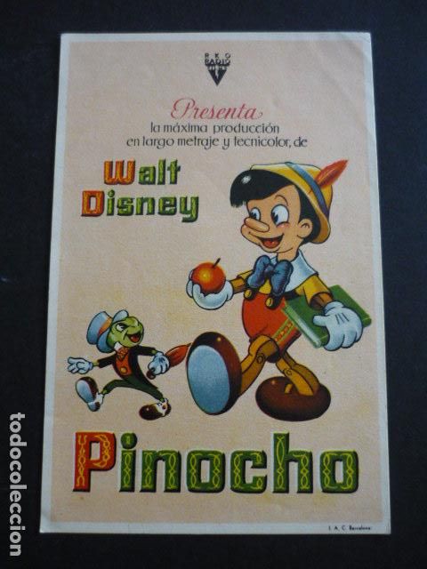 Cine: PINOCHO PROGRAMA DE CINE SIN PUBLICIDAD - Foto 1