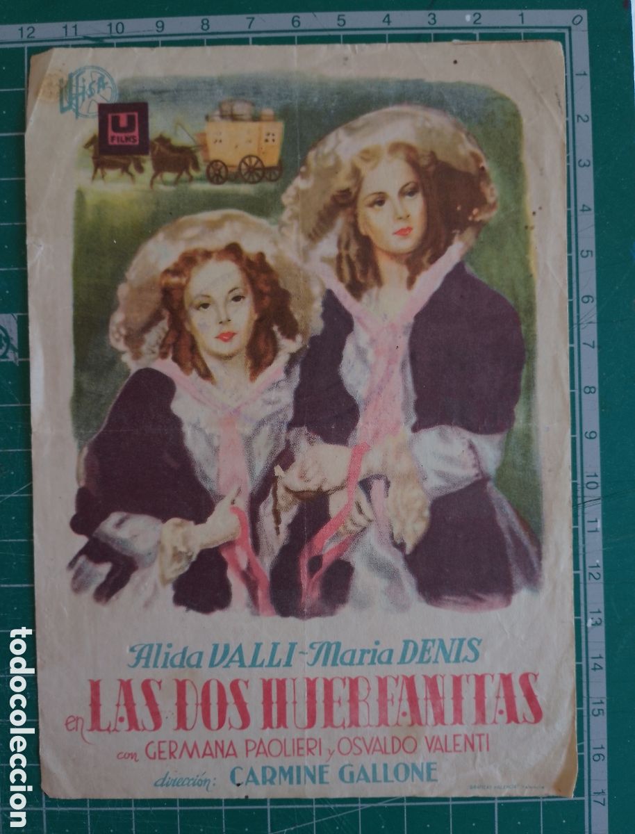 Cine: Programa de cine. LAS DOS HERMANITAS. Cine Avenida. - Foto 1