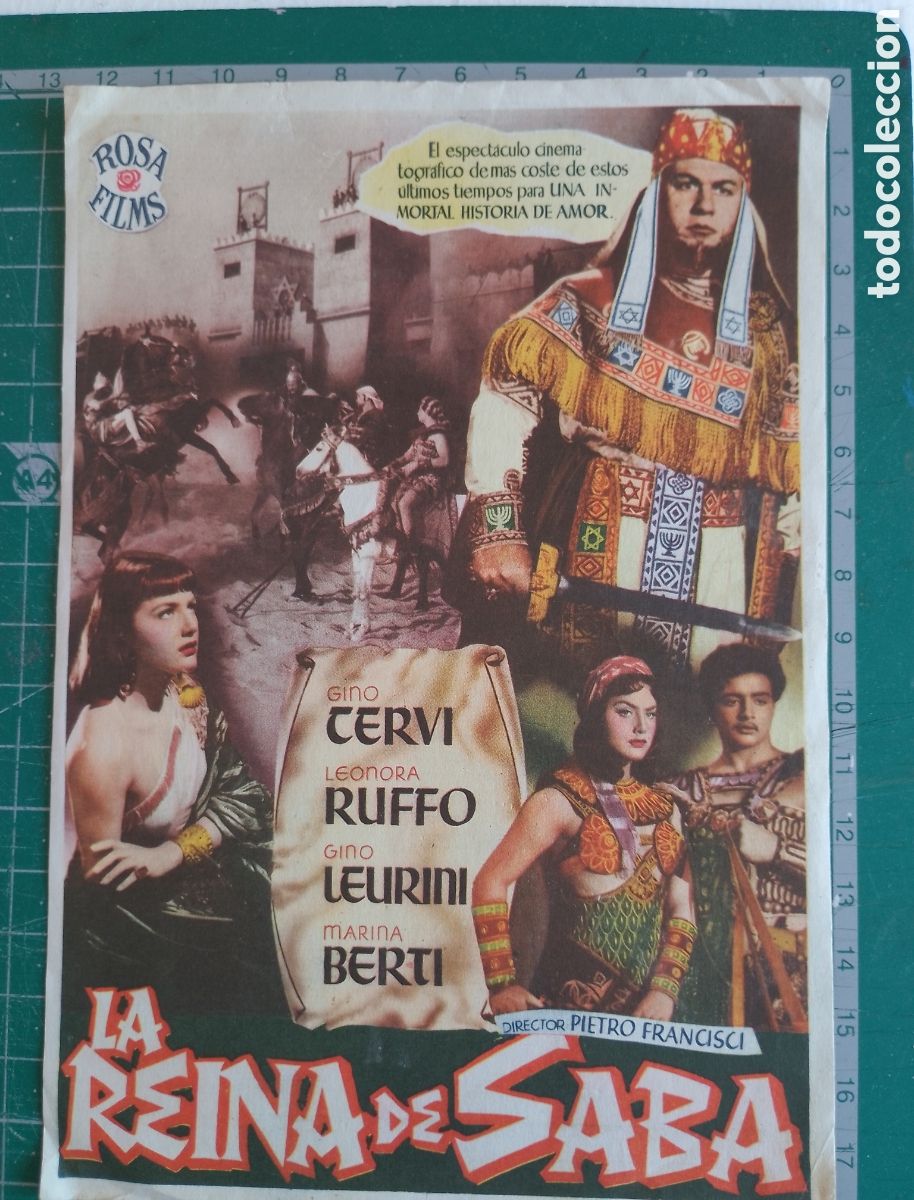 Cine: Programa de cine LA REINA DE SABA. Sin publicidad. - Foto 1