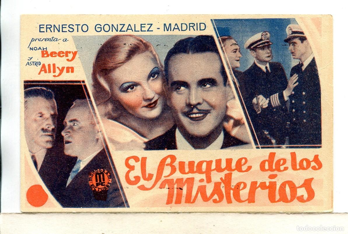 Cine: EL BUQUE DE LOS MISTERIOS, con Noah Beery. - Foto 1