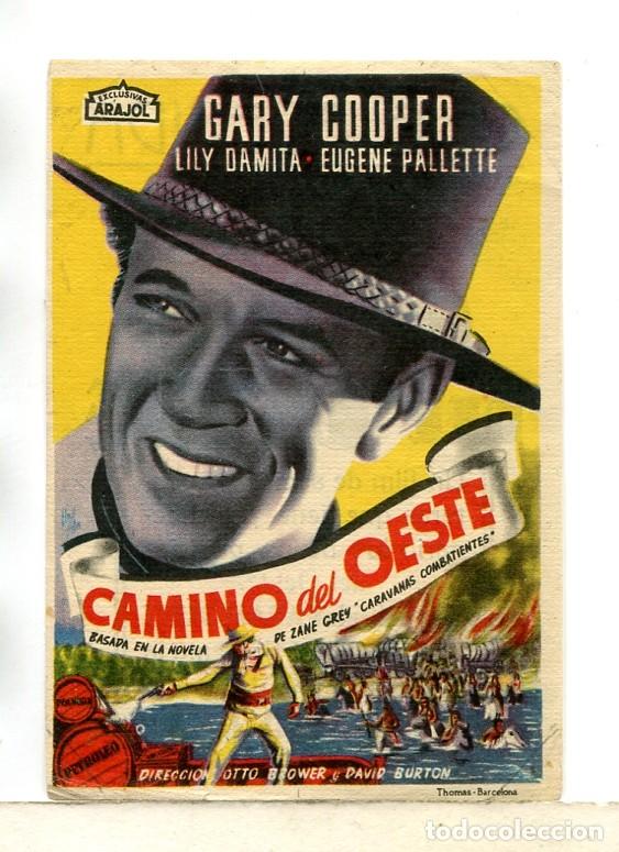 Cine: CAMINO DEL OESTE, con Gary Cooper. - Foto 1