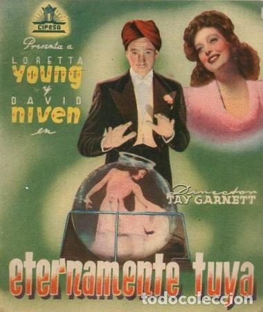 Cine: PROGRAMA DOBLE DE CINE: ETERNAMENTE TUYA PC-9783 - Foto 1