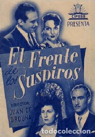 Cine: PROGRAMA DOBLE DE CINE: EL FRENTE DE LOS SUSPIROS PC-9787 - Foto 1