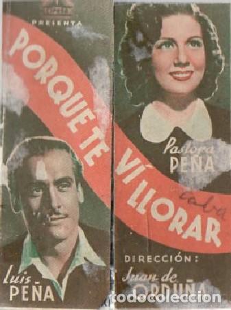 Cine: PROGRAMA DOBLE DE CINE: PORQUE TE VI LLORAR PC-9798 - Foto 1