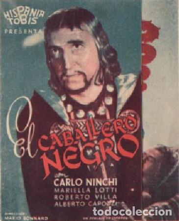 Cine: PROGRAMA DOBLE DE CINE: EL CABALLERO NEGRO PC-9800 - Foto 1