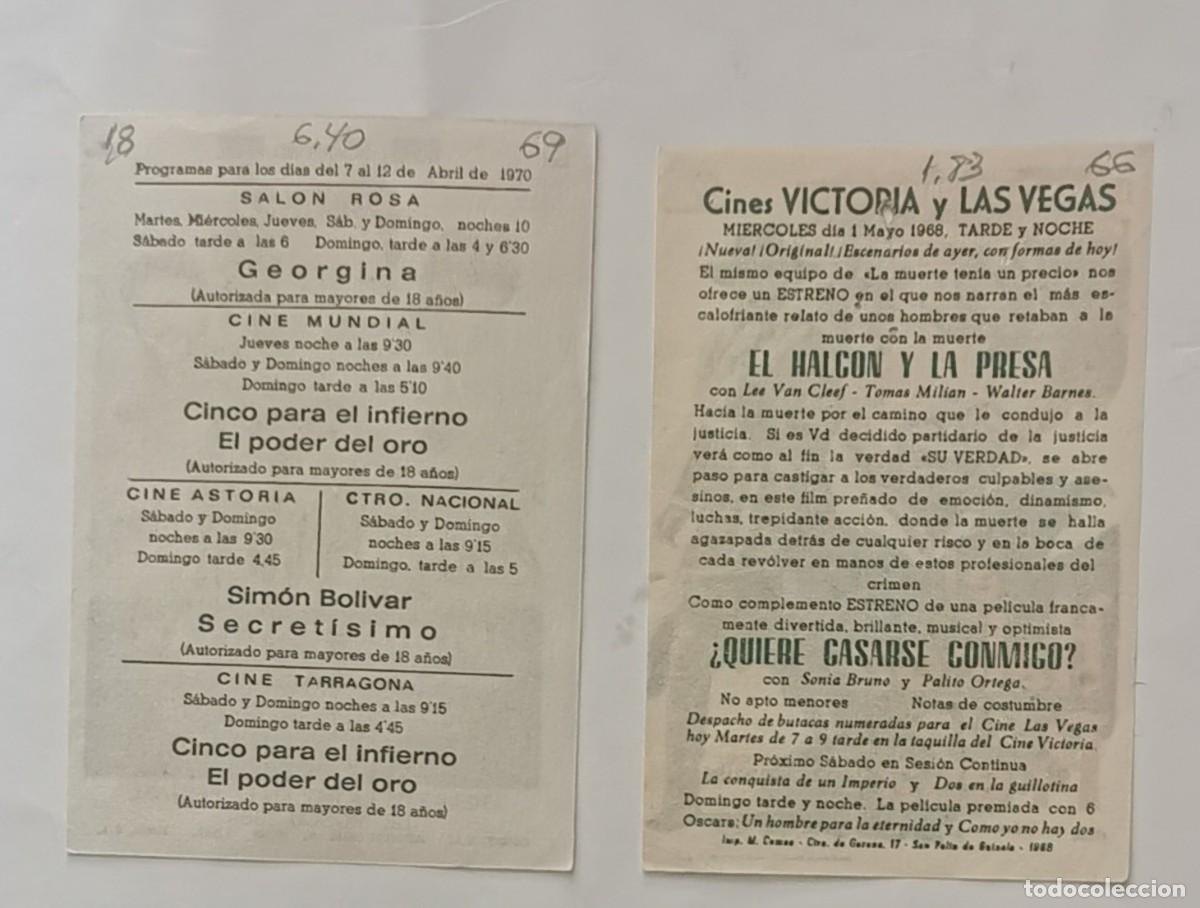 Cine: EL HALCON Y LA PRESA Y SIMON BOLIVAR - Foto 2