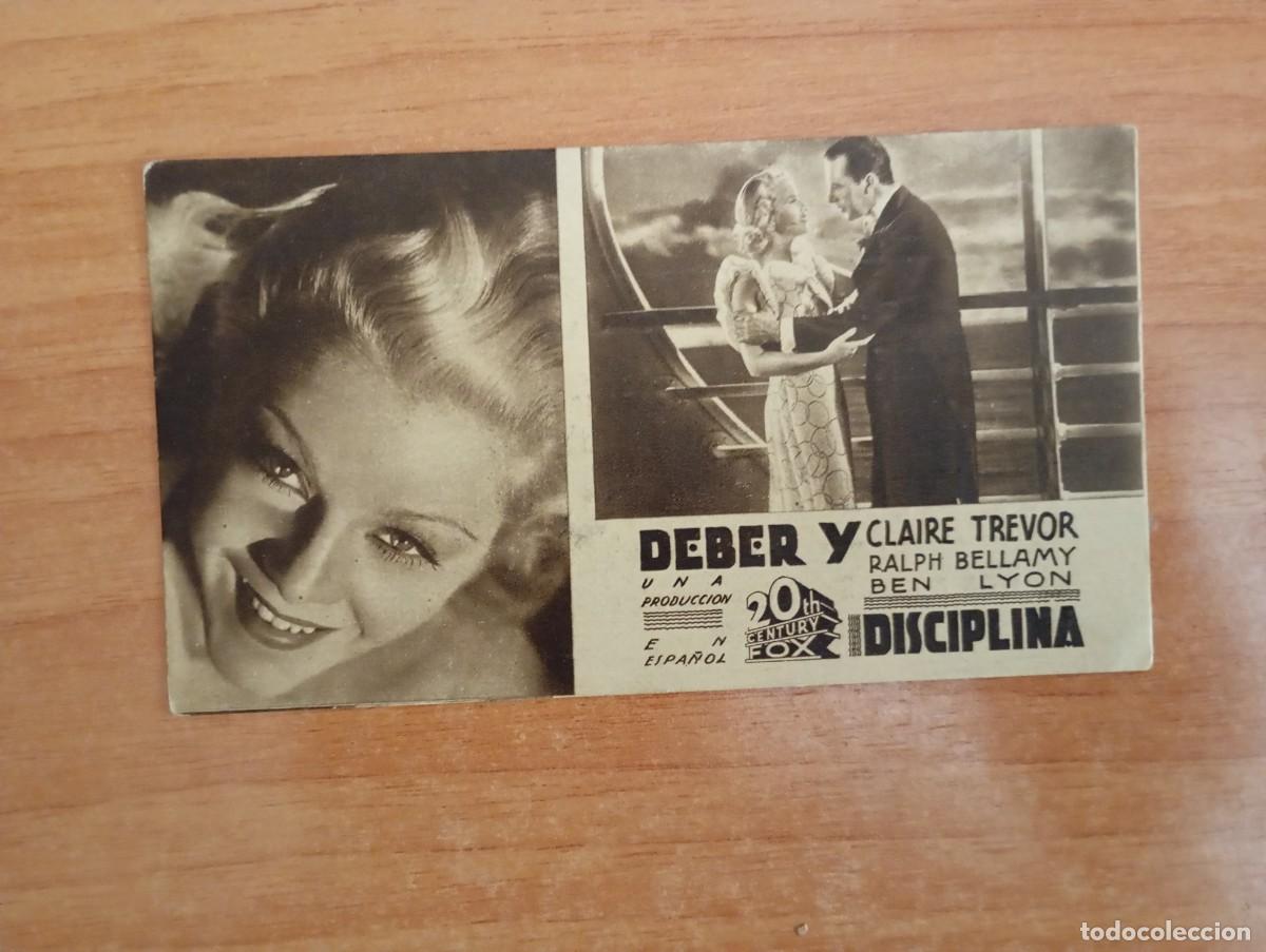 Cine: GRIS2-PROGRAMA DE CINE---DEBER Y DISCIPLINA -ct - Foto 1