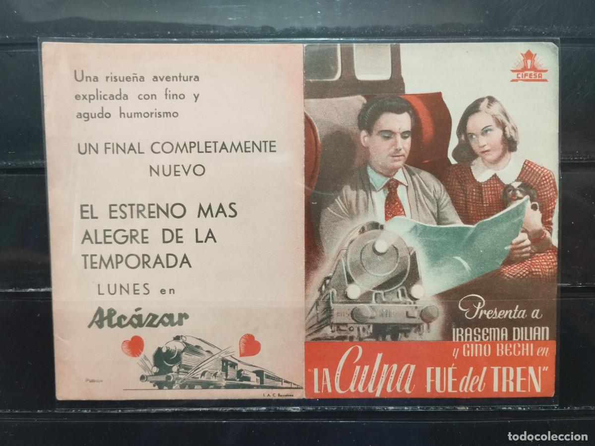 Cine: PROGRAMA DE CINE. DOBLE. LA CULPA FUE DEL TREN - Foto 1