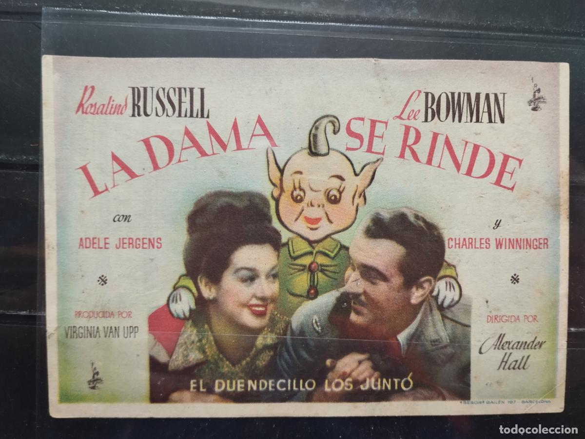 Cine: MA - PROGRAMA DE CINE SENCILLO. LA DAMA SE RINDE. - Foto 1