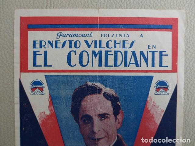 Cine: ANTIGUO PROGRAMA DE CINE DOBLE EL COMEDIANTE - Foto 3