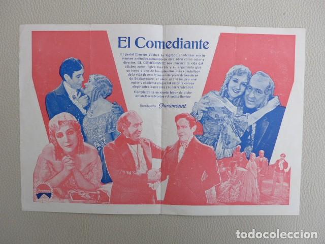 Cine: ANTIGUO PROGRAMA DE CINE DOBLE EL COMEDIANTE - Foto 5
