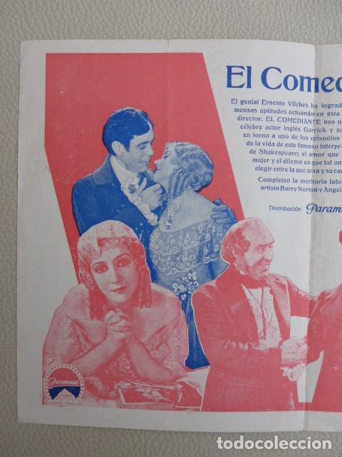 Cine: ANTIGUO PROGRAMA DE CINE DOBLE EL COMEDIANTE - Foto 6