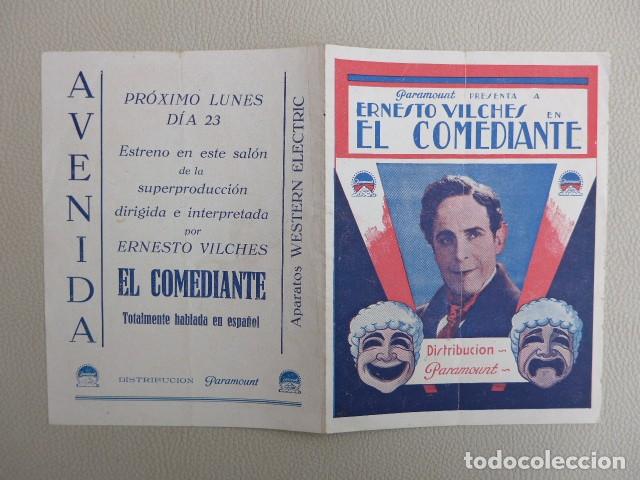 Cine: ANTIGUO PROGRAMA DE CINE DOBLE EL COMEDIANTE - Foto 9