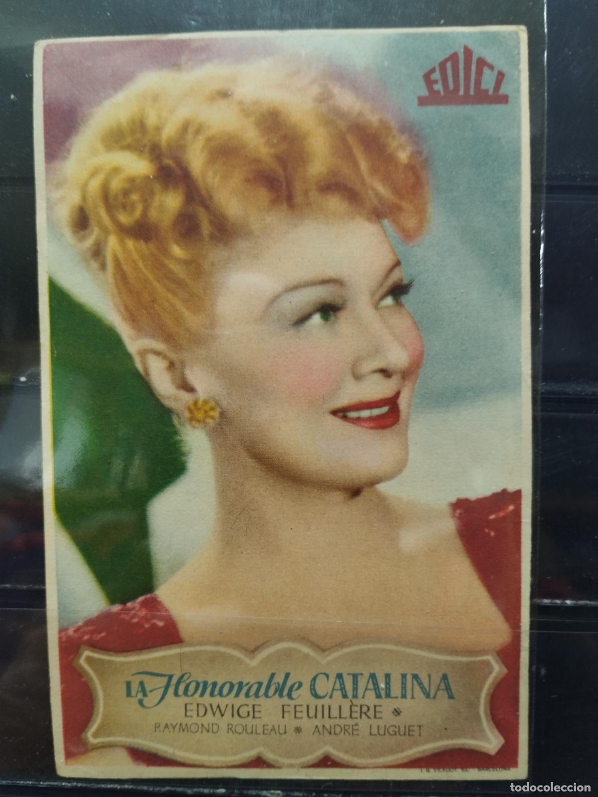 Cine: MA- PROGRAMA DE CINE SENCILLO. LA HONORABLE CATALINA. - Foto 1