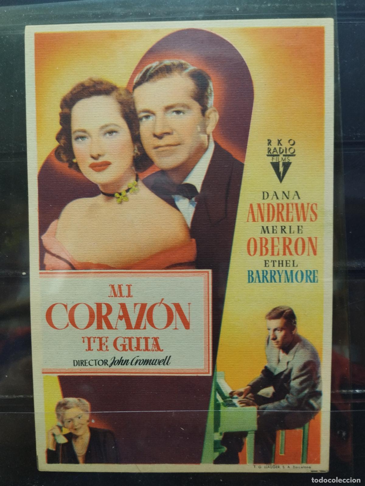 Cine: MA- PROGRAMA DE CINE SENCILLO. MI CORAZON TE GUIA. CON MERLE OBERON - Foto 1