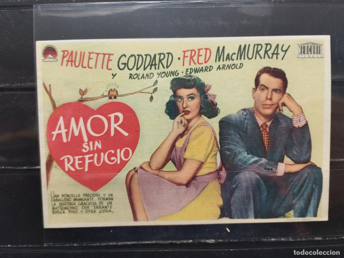 Cine: MA- PROGRAMA DE CINE SENCILLO. AMOR SIN REFUGIO. - Foto 1