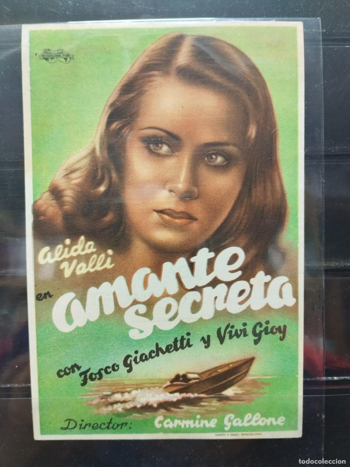 Cine: MA - PROGRAMA DE CINE SENCILLO. AMANTE SECRETA. - Foto 1