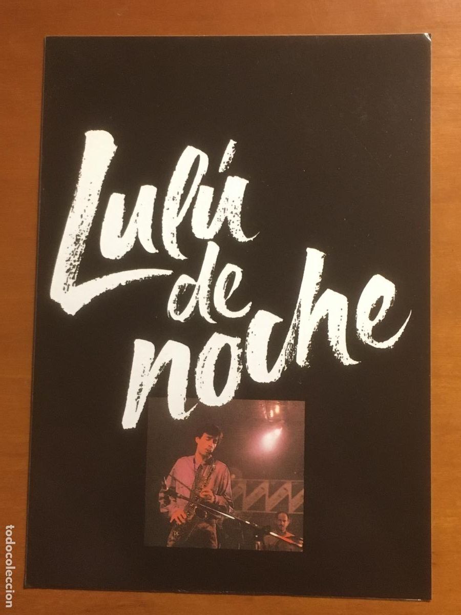 Cinema: lulu de noche folleto de mano postal original estreno