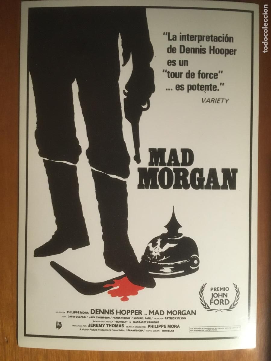 Cine: mad morgan lauren films folleto de mano postal original estreno