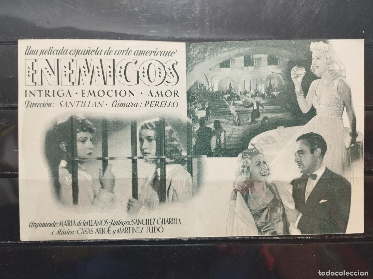 Cine: MA - PROGRAMA DE CINE DOBLE. ENEMIGOS. CON ALFONSINA DE SAAVEDRA. - Foto 2