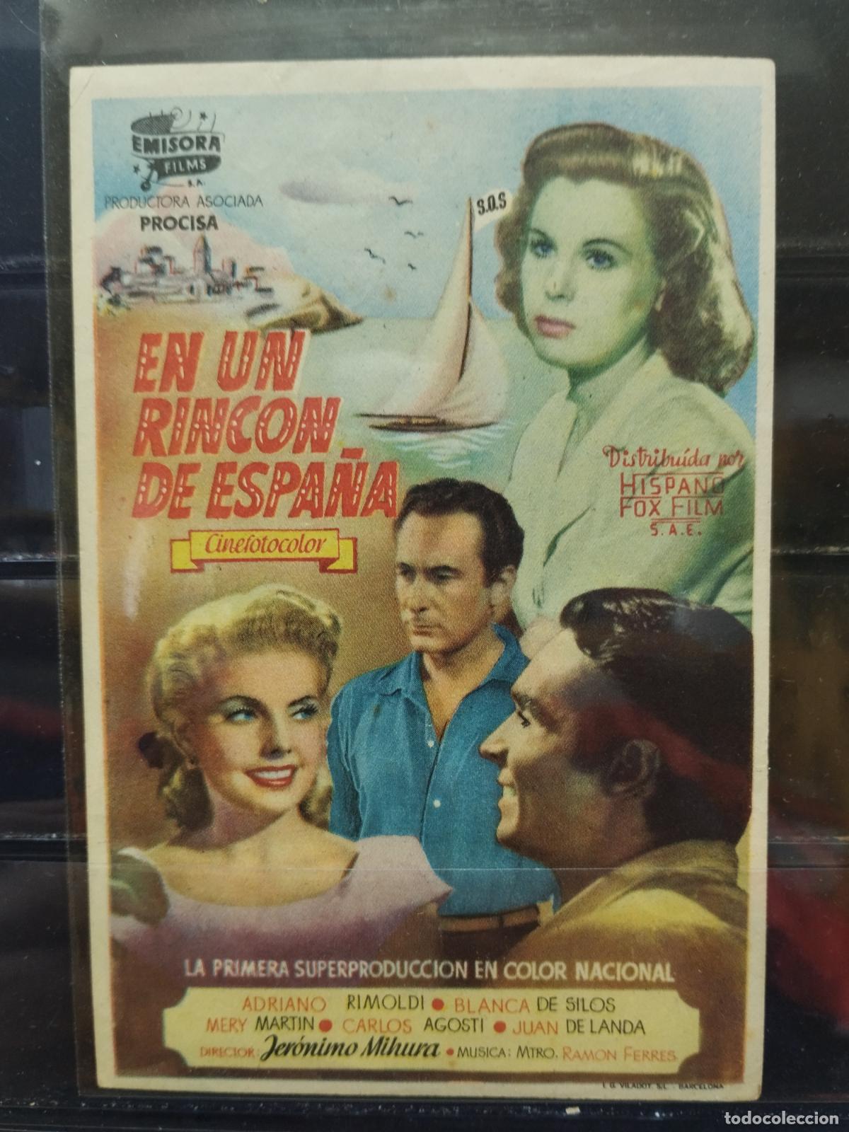 Cine: MA - PROGRAMA DE CINE SENCILLO. EN UN RINCON DE ESPA&Ntilde;A. - Foto 1
