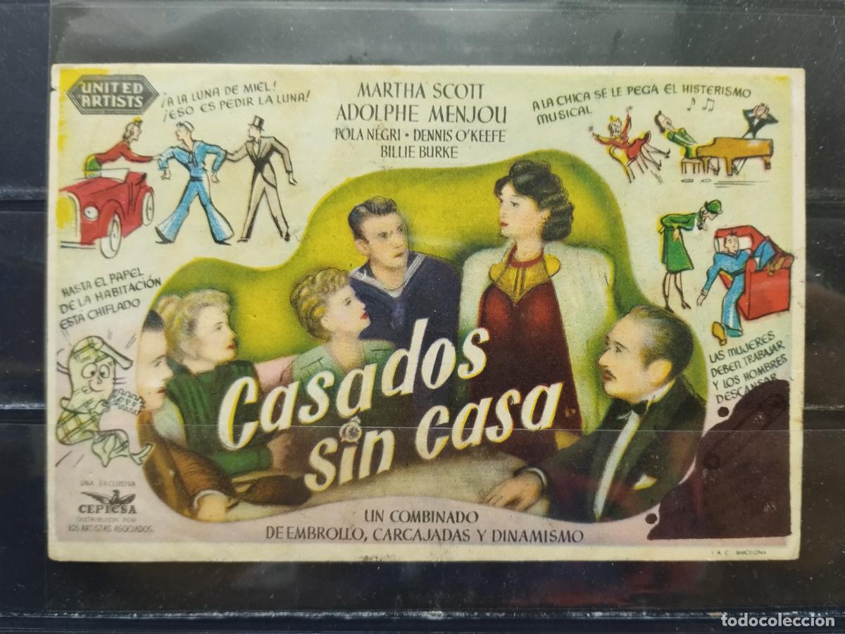 Cine: MA - PROGRAMA DE CINE SENCILLO. CASADOS SIN CASA. - Foto 1