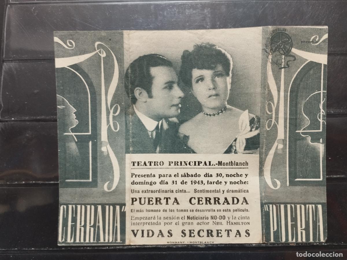 Cine: MA - PROGRAMA DE CINE DOBLE. PUERTA CERRADA. - Foto 1