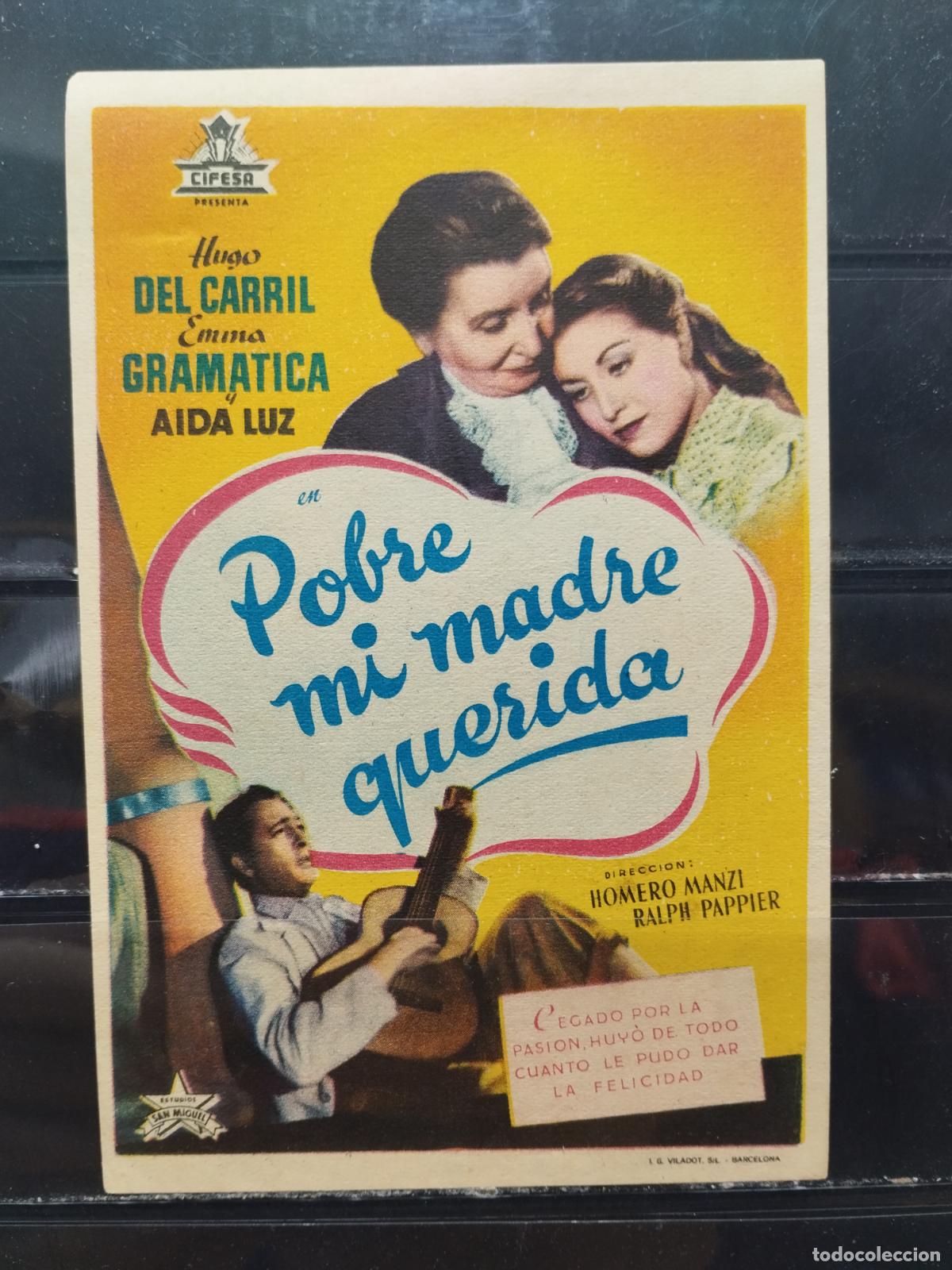 Cine: MA - PROGRAMA DE CINE SENCILLO. POBRE MI MADRE QUERIDA. - Foto 1