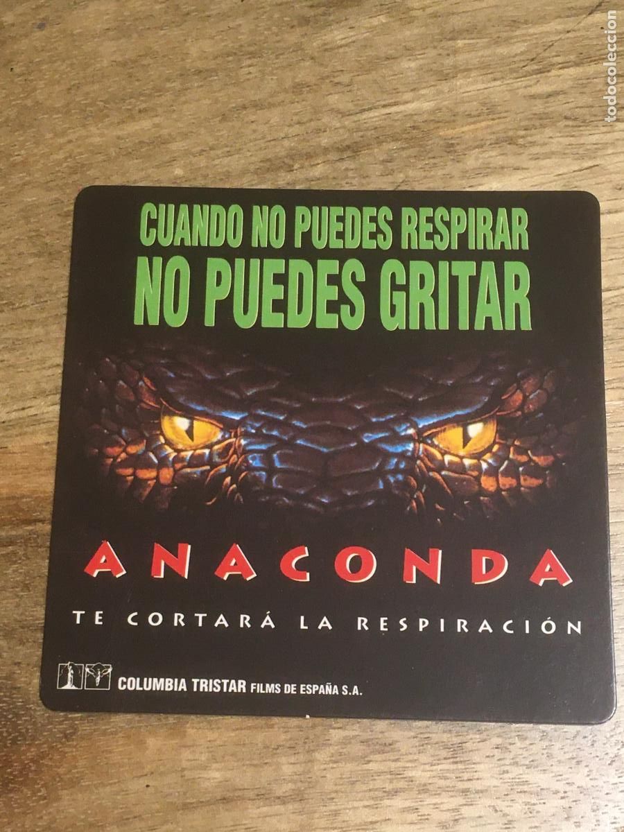 Cine: anaconda folleto de mano original estreno formato posavasos