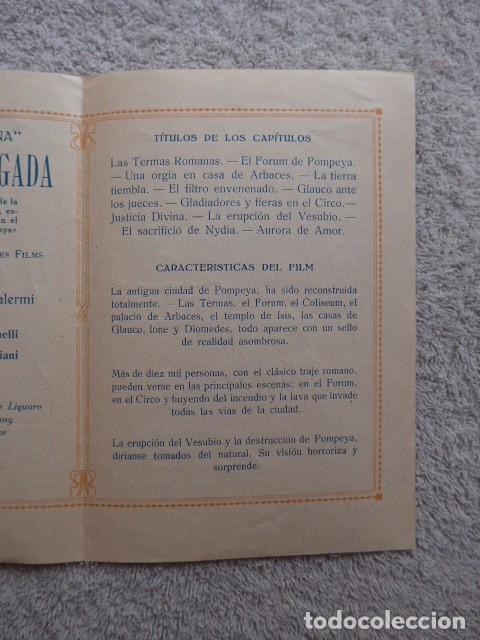 Cine: ANTIGUO PROGRAMA DE CINE DOBLE LA CIUDAD CASTIGADA - COLISEUM 1928 - Foto 5