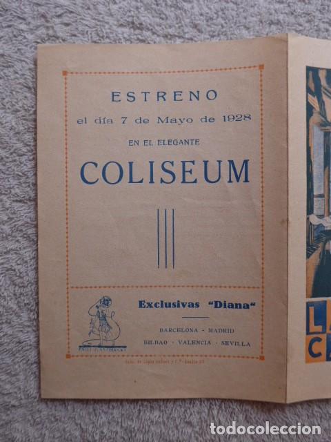 Cine: ANTIGUO PROGRAMA DE CINE DOBLE LA CIUDAD CASTIGADA - COLISEUM 1928 - Foto 7