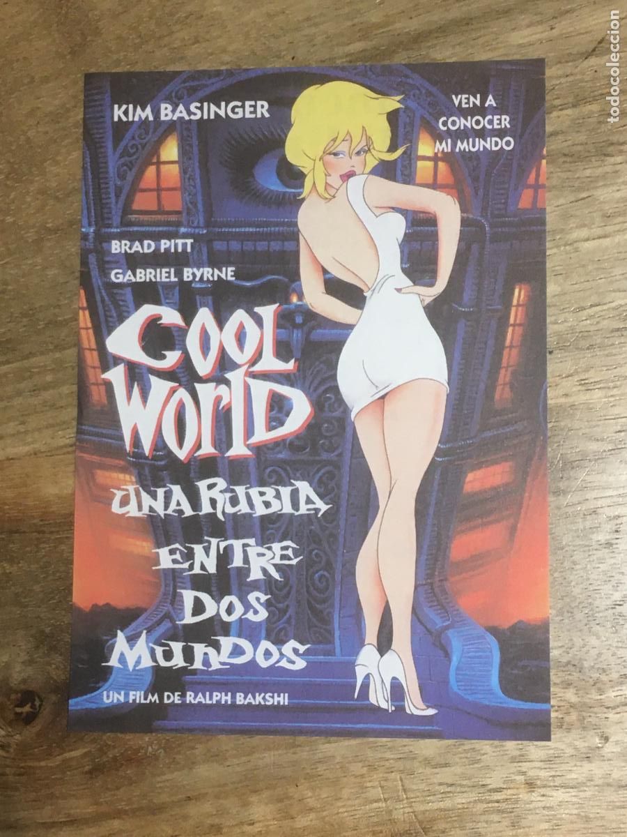 Cinema: cool world una rubia entre dos mundos folleto de mano original estreno formato concurso