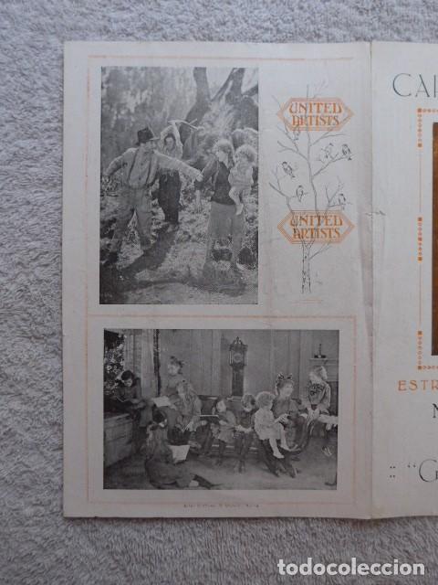 Cine: ANTIGUO PROGRAMA DE CINE DOBLE GORRIONES - CAPITOL CINEMA 1926 - Foto 7