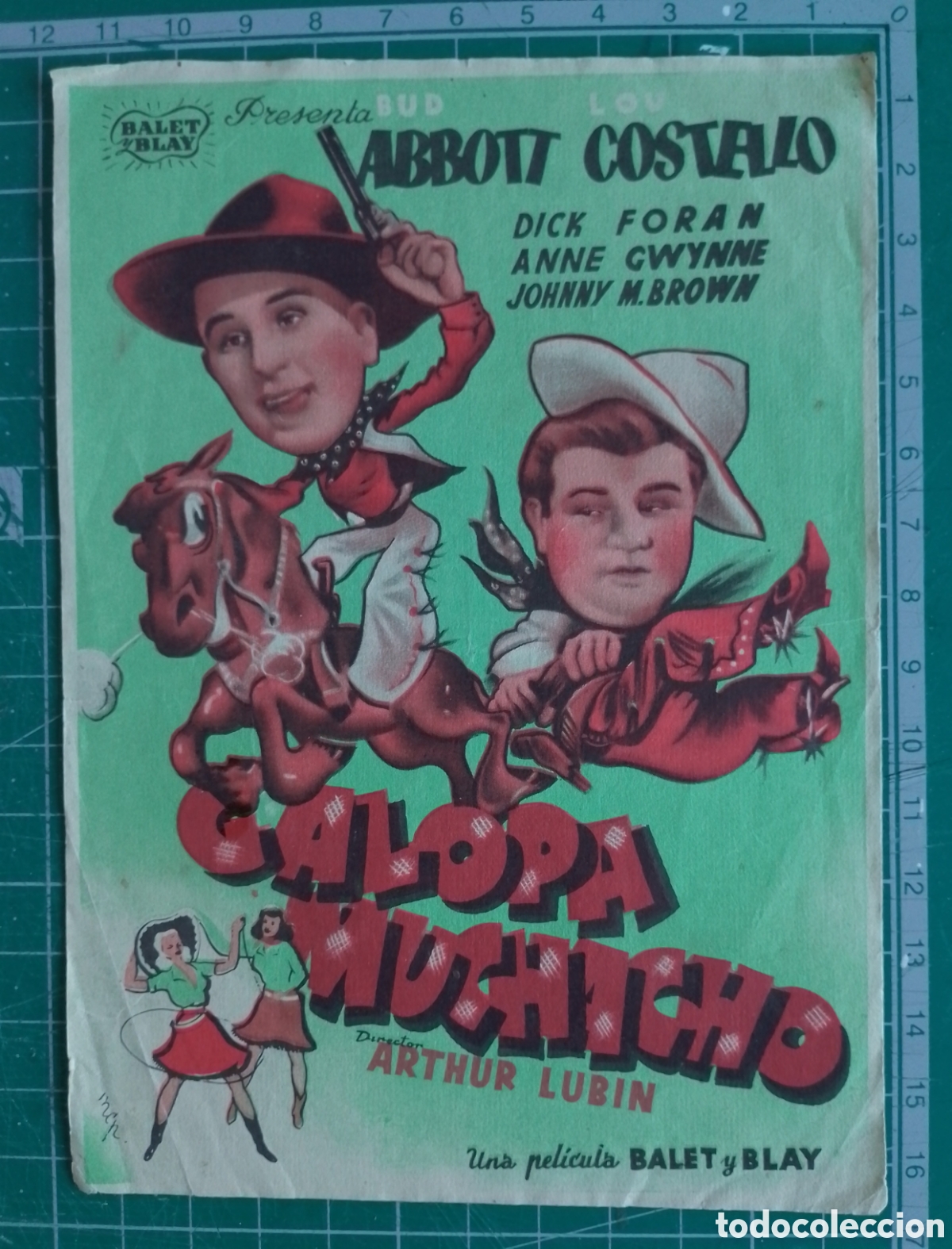 Cine: Programa de cine. Galopa muchacho. - Foto 1