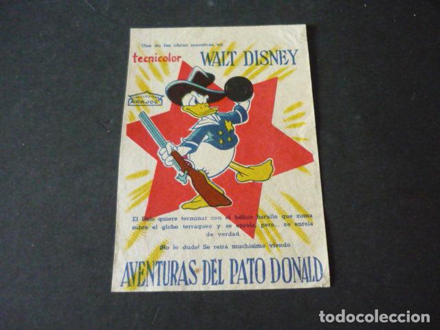 Cine: AVENTURAS DEL PATO DONALD PROGRAMA DE CINE SIN PUBLICIDAD - Foto 1
