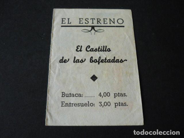 Cine: EL CASTILLO DE LAS BOFETADAS PROGRAMA DE CINE CON PUBLICIDAD - Foto 2
