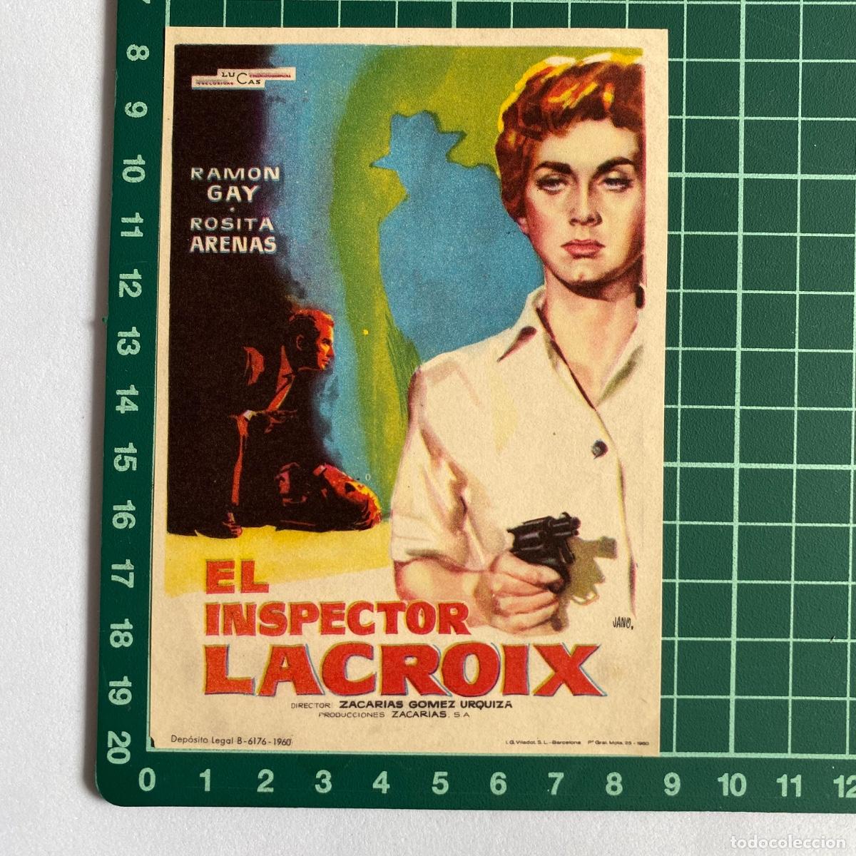 Cine: Programa Folleto de mano cine pelicula. El inspector Lacroix - Foto 1