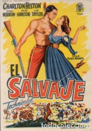 Cine: PROGRAMA DE CINE: EL SALVAJE PC-9825 - Foto 1