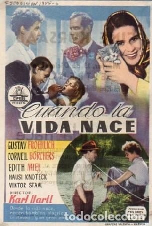 Cine: PROGRAMA DE CINE: CUANDO LA VIDA NACE PC-9834 - Foto 1