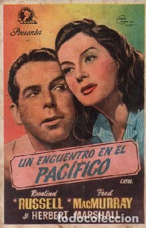 Cine: PROGRAMA DE CINE: UN ENCUENTRO EN EL PAC&Iacute;FICO PC-9841 - Foto 1