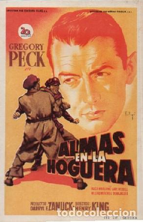 Cine: PROGRAMA DE CINE: ALMAS EN LA HOGUERA PC-9849 - Foto 1