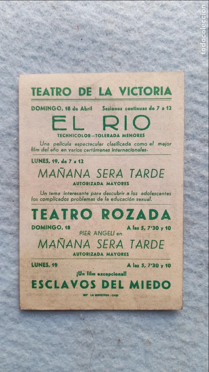 Cine: El R&iacute;o. Nora Swinburne, Arthur Shields. - Foto 2