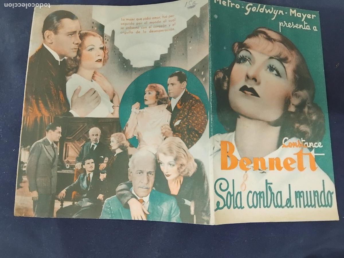Cine: PROGRAMA DE CINE DOBLE CONSTANCE BENNETT EN SOLA CONTRA EL MUNDO. - Foto 3