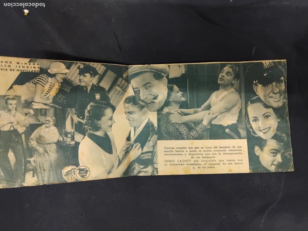 Cine: PROGRAMA DE CINE DOBLE EL PREDILECTO. JAMES CAGNEY. - Foto 3