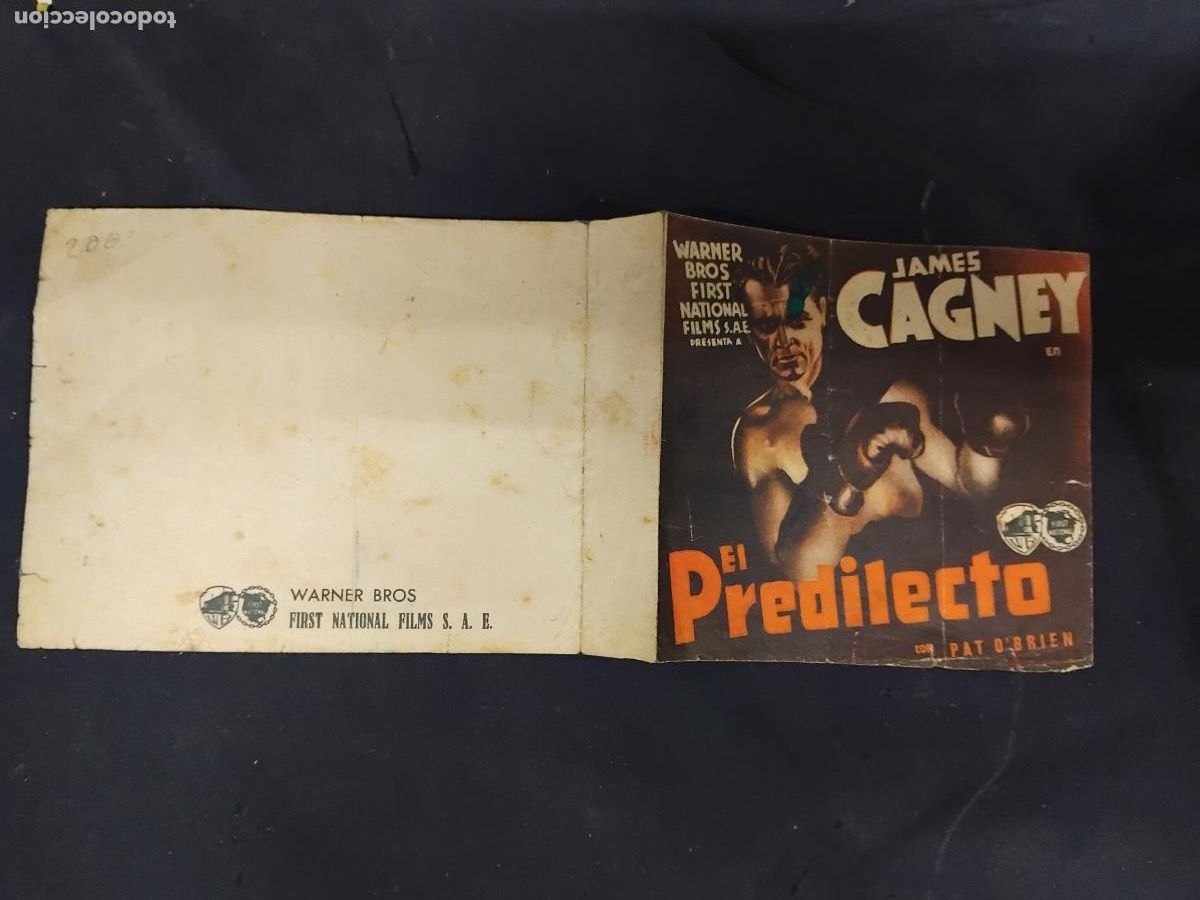 Cine: PROGRAMA DE CINE DOBLE EL PREDILECTO. JAMES CAGNEY. - Foto 1