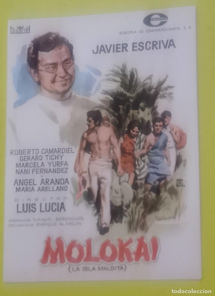 Cine: MOLOKAI, FOLLETO DE MANO SP - Foto 1